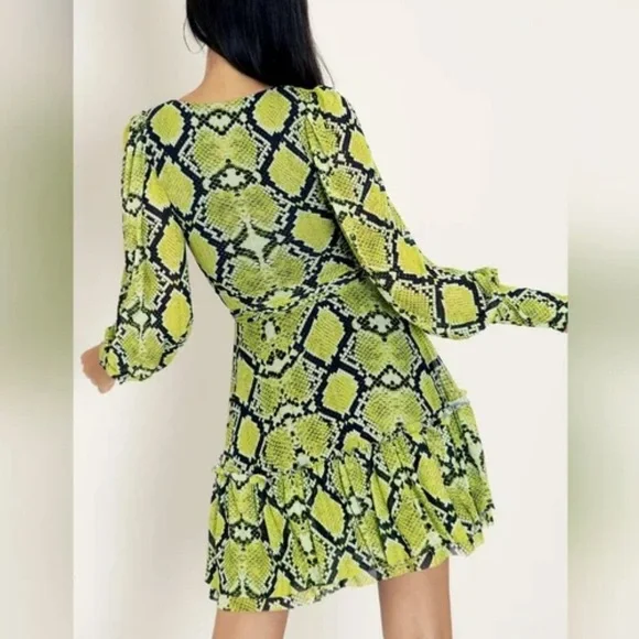 Blackmilk Acid Serpent Heavenly Wrap Dress - Picture 5 of 8